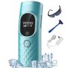 Laser Hair Removal for Women - Permanent Painless Ice Cooling Laser Epilator with Razor, Goggles, 999,999 Flashes, for Body and Face