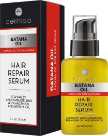 Batana Oil Hair Serum Repair Thinning Dry Damaged Fine and Split Ends Thickening Lightweight Formula Anti Frizz and Heat Protection Control Products f