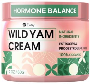 Wild Yam Cream for Hormone Balance Deep Moisturizing Hormone Support Organic Wild Yam Cream for Women Health Cream Skin Hydration 2 OZ