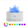 1pc USB Mini Humidifier With 250ml Water Tank Simulation Flame Night Light Aroma Diffuser For Home