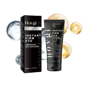 Instant Firm Eye Tightening Cream, Instant Firming Eye Cream With Hyaluronic Acid, Eye Tightener Cream With Collagen Vitamin E (Color: Black)